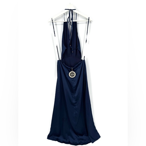 The Jetset Diaries TJD Louvre Maxi Dress Blue Iris Navy Small NWT - Picture 4 of 7